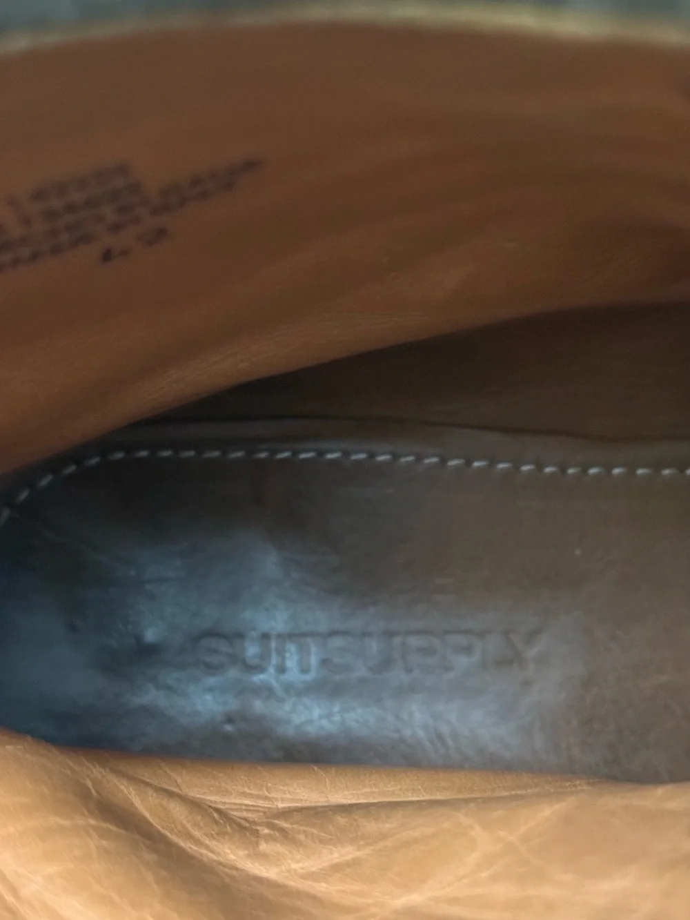 SuitSupply | Suede Brogue Lace Up Boots | Brown | Size 11
